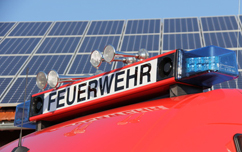 Brandschutz vor Photovoltaikanlage